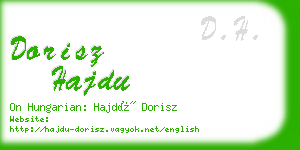 dorisz hajdu business card